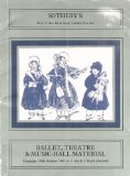 Ballet, Theatre & Music-Hall Material: London, Thursday, 29th October 1981 (Sale "PILGRIM")