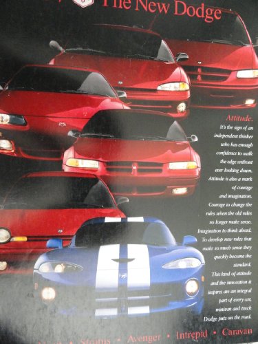 Original 1997 Dodge Viper / Neon / Stratus / Avenger / Intrepid / Caravan Sales Brochure