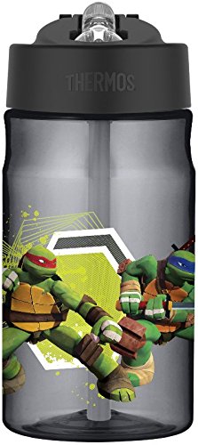 Book Cover Thermos 12 Ounce Tritan Hydration Bottle, TMNT