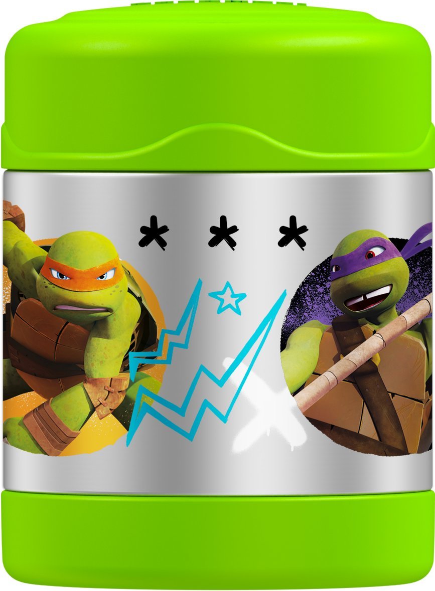 Book Cover Thermos Funtainer 10 Ounce Food Jar, Teenage Mutant Ninja Turtles