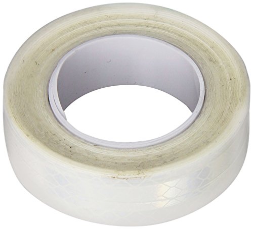 TapeCase 1/4-5-3430 White Micro Prismatic Sheeting Reflective Tape Converted from 3M 3430, 0.25" x 5 yd