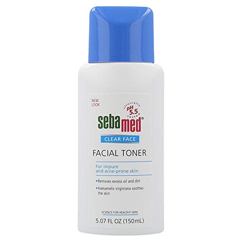 Sebamed Clear Face Deep Cleansing Facial Toner pH 5.5 for Acne Prone Skin Deep Cleans Pores and Moisturizes Removes Excess Oil and Dirt 5.07 Fluid Ounces (150 Milliliters)