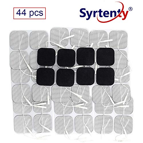 Book Cover Syrtenty TENS Unit Pads 2x2 44 pcs Electrodes