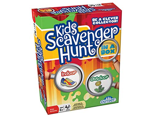 Book Cover Kids Scavenger Hunt - an Active Game for Indoors or Outdoors - Ages 6+