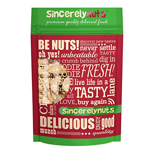 Book Cover Sincerely Nuts Brazil Nuts Roasted and Salted (1 Lb. Bag) | Delicious Healthy Snack Food | Whole, Kosher, Vegan, Gluten Free | Gourmet Snack | Great Source of Protein, Vitamins & Minerals