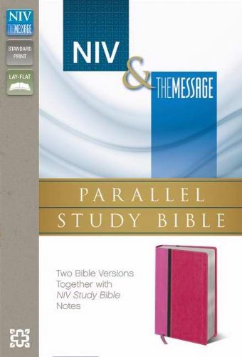 NIV*& Message Parallel Study Bible-Orchid/Raspberry DuoTone