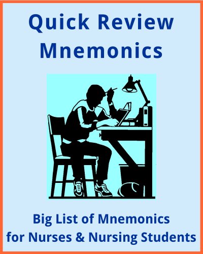 Big List of Mnemonics for Nurses and Nursing Students