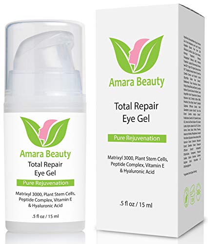 Book Cover Eye Cream Gel for Dark Circles and Puffiness with Peptides & Hyaluronic Acid.5 fl. oz.