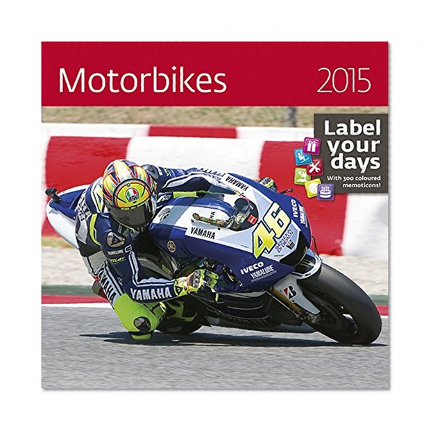 Motorbikes Wall Calendar 2015 - Motorcycle Calendar - High Performance Bike Calendar By Helma