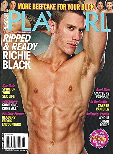Playgirl Magazine #68 Summer 2014 RICHIE BLACK * HOT NUDE STUDS * MALE PHYSIQUES * NEW FANTASY FORUM