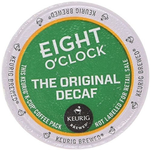 Book Cover Eight O'Clock Original Decaf Coffee Keurig K-Cups, 18 Count