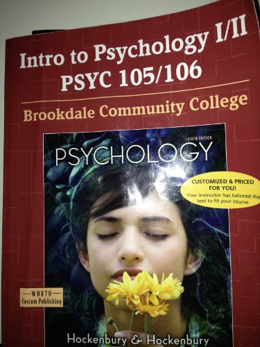 Intro To Psychology I/II PSYC 105/106