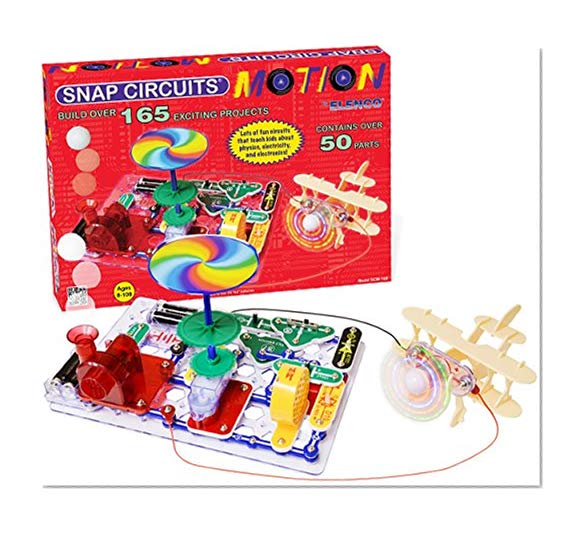 Book Cover Snap Circuits Motion Electronics Exploration Kit | Over 165 Exciting STEM Projects | 4-Color Project Manual | 50+ Snap Modules | Unlimited Fun
