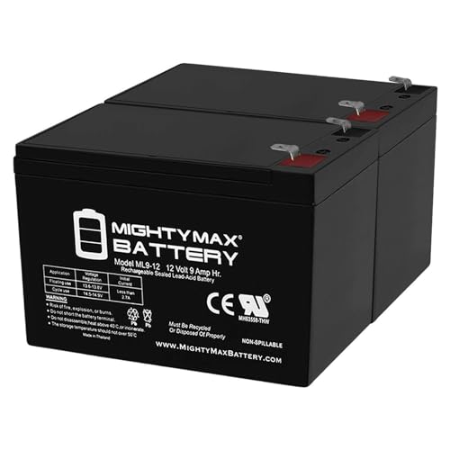 Mighty Max Battery 12V 9Ah Compatible Battery for APC Back-UPS NS1250, NS 1250-2 Pack