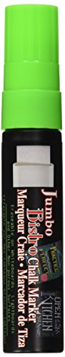 UCHIDA UCH481S.F4 Bistro Jumbo Bulk Fluor Chalk Marker, Green
