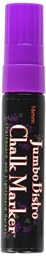 UCHIDA UCH481S.F8 Bistro Jumbo Bulk Fluor Chalk Marker, Violet