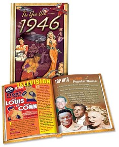 "The Year Was 1946" Mini Book Great Birthday, Anniversary Gift Hardcover – 2010