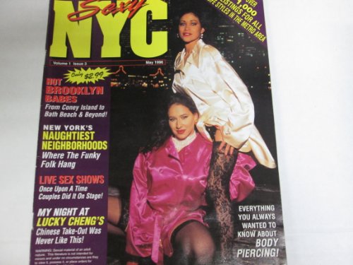 Sexy Nyc Men's Magazine "Vanessa Del Rio" "Mickey Lynn" May 1996
