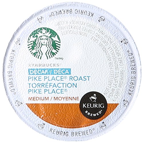 Book Cover Starbucks Decaf Pike Place Roast K Cups, 24 Count (Pack of 2)