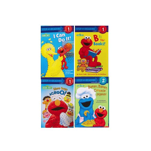 Sesame Street Step Into Reading 4-book Set