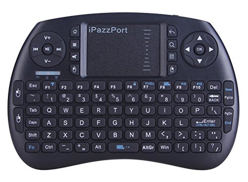 Book Cover iPazzPort Wireless Mini Keyboard with Touchpad for Android TV Box and Raspberry Pi 3 B+ and HTPC KP-810-21S
