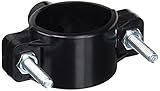 AFW Filters Drain Saddle Valve with 1/4" Quick Connect for Reverse Osmosis (Ro) Systems, Black
