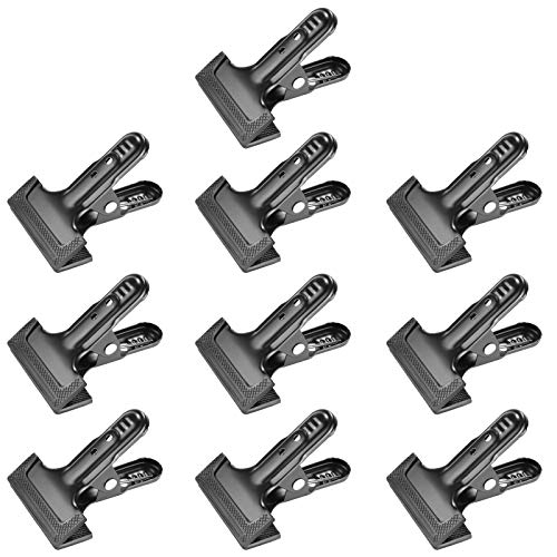 Book Cover Neewer Heavy Duty Muslin Spring Clamps Clips for Photo Studio Backgrounds Woodworking, 4 1/4-inch (Pack of 10)