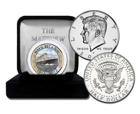 The Matthew Mint Titanic Boat Coin