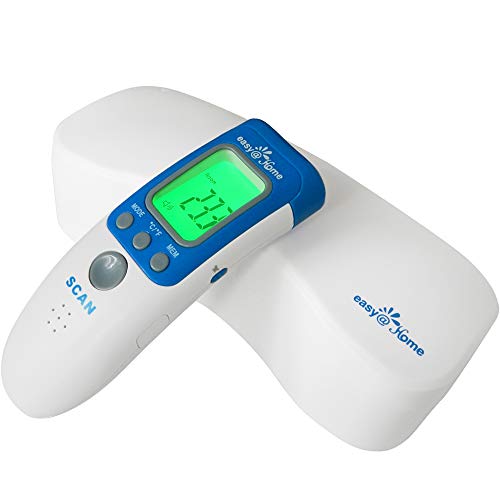 Book Cover Easy@Home 3 in 1 Non-Contact Infrared Forehead Thermometer for Baby Adult and Child, NCT-301