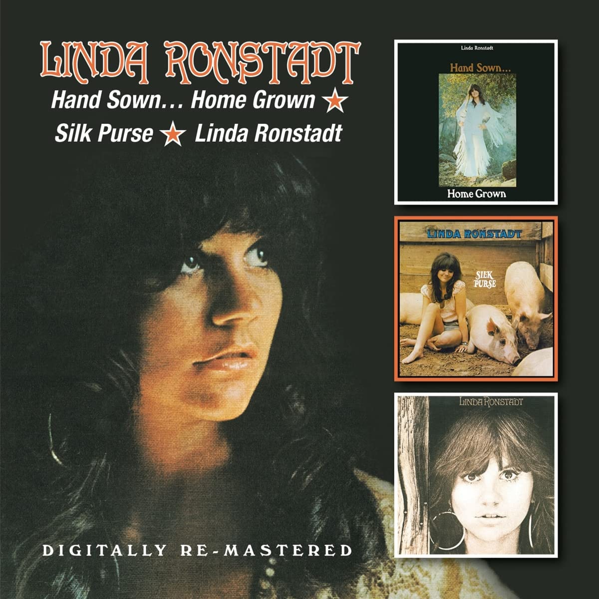 Book Cover Hand Sown Home Grown / Silk Purse / Linda Ronstadt