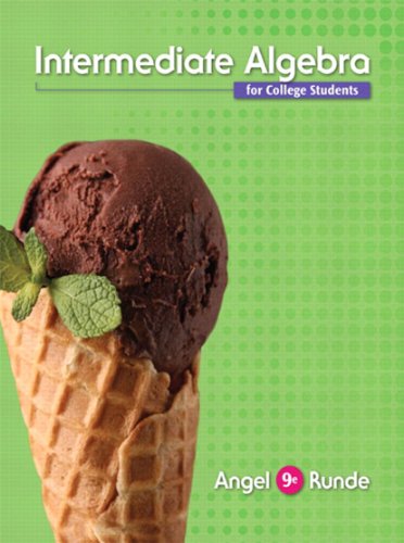 Intermediate Algebra For College Students, 9/e