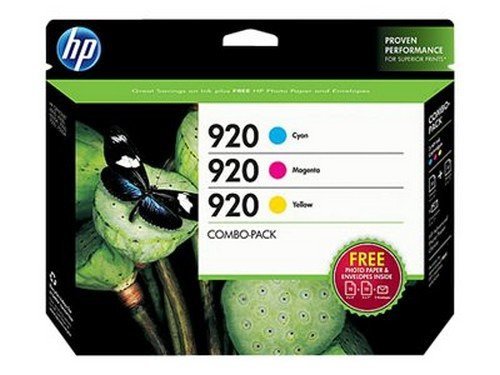 2PX4993 - HP 920 Combo Pack Ink Cartridge - Cyan, Magenta, Yellow