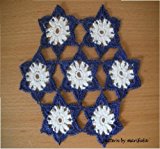 Crochet pattern flowers motif doily hot pad nr 04 pattern pdf: Crochet pattern flowers motif doily hot pad nr 04 pattern pdf