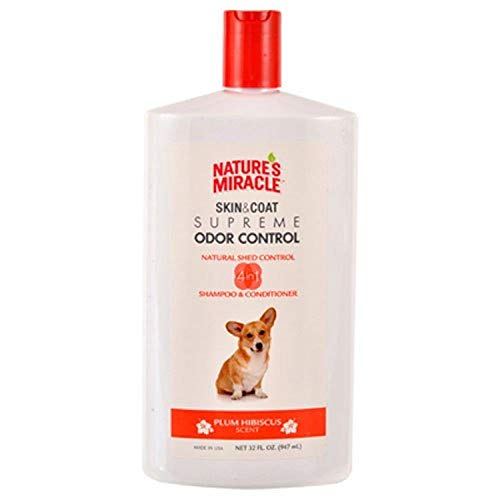Nature's Miracle Supreme Odor Control Natural Shed Control Shampoo & Conditioner, 32 oz