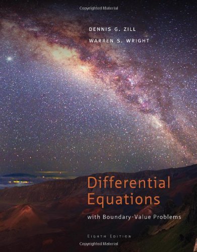 Differential Equations with Boundary-Value Problems (Textbooks Available with Cengage Youbook) 8th (eighth) Edition by Zill, Dennis G., Wright, Warren S (2012) Hardcover