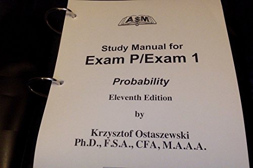 ASM Study Manual for Exam P/Exam 1 11th Edition