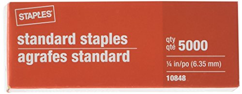 Staples Standard Staples 5 Boxes - 25000 Staples