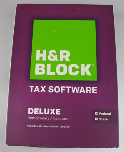 Book Cover H&R BLOCK Tax Software Deluxe (Homeowner/Investor) Federal & State 2013
