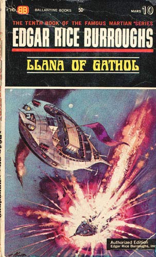 Llana of Gathol - Mars Series # 10 Ballantine F 762