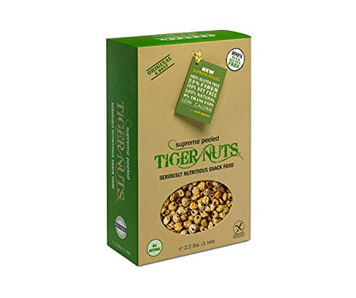 TIGER NUTS - SUPREME PEELED(2.2 lbs) |Nut-Free, Gluten Free, High Fiber, Gluten, Vegan, Non-GMO, Paleo Perfect