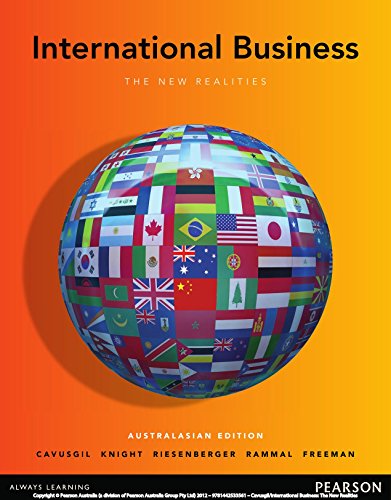 International Business: The New Realities