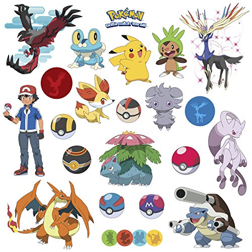 RoomMates RMK2625SCS Pokemon XY Peel and Stick Wall Decals