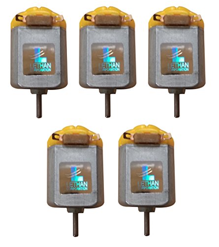 Hogdseirrs 1.5V to 3V DC Project Motors (Pack of 5)