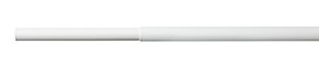ClosetMaid 2052 SuperSlide Adjustable Hanging Rod, 6' to 8', White