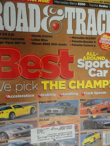 2005 Chrysler 300C SRT-8 / 2004 BMW Z4 / 2005 Chevy Chevrolet Corvette Coupe / 2005 Dodge Viper SRT-10 / 2005 Honda S2000 / 2005 Lotus Elise / 2005 Mercedes Benz SLK 250 / 2005 Nissan 350z / 2005 Porsche Boxster S Road Test
