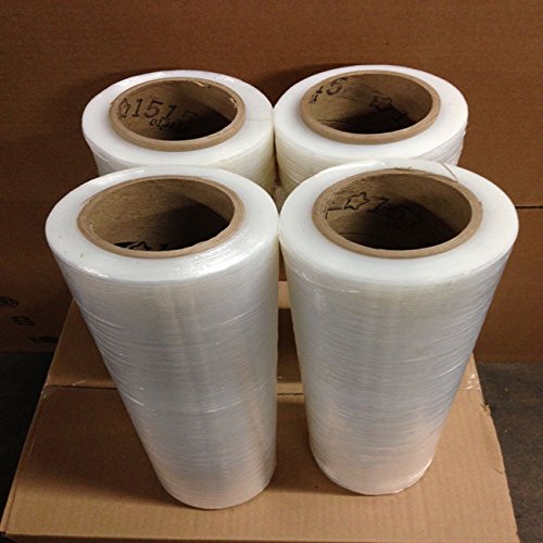 4 Rolls Stretch Wrap 18''x1500' Heavy Duty by The Boxery