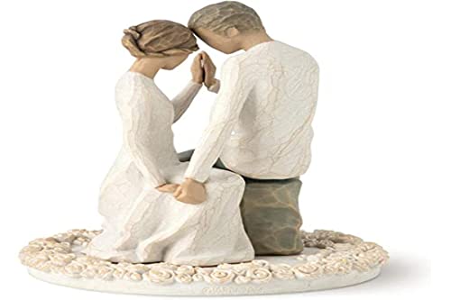 Willow Tree Around You, Sculpted Hand-Painted Cake Topper