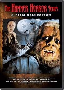 The Hammer Horror Series (Brides of Dracula / Curse of the Werewolf / Phantom of the Opera / Paranoiac / Kiss of the Vampire / Nightmare / Night Creatures / Evil of Frankenstein)