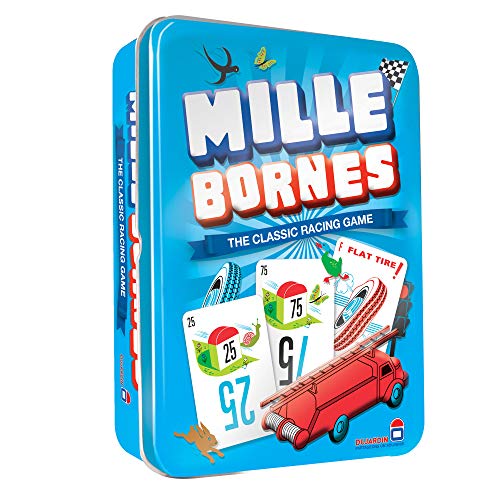 Book Cover Mille Bornes The Classic Racing Game | Fast-Paced Card | Strategy | Fun Family Game for Adults and Kids | Ages 7 and Up | 2-6 Players | Average Playtime 20 Minutes | Made by Zygomatic