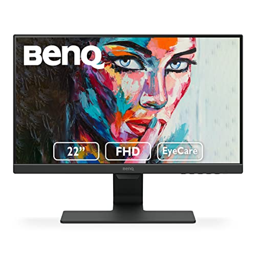 BenQ GW2280 Eye Care 22 Inch 1080P Slim Bezel Monitor | Optimized for Home & Office with Adaptive Brightness Technology